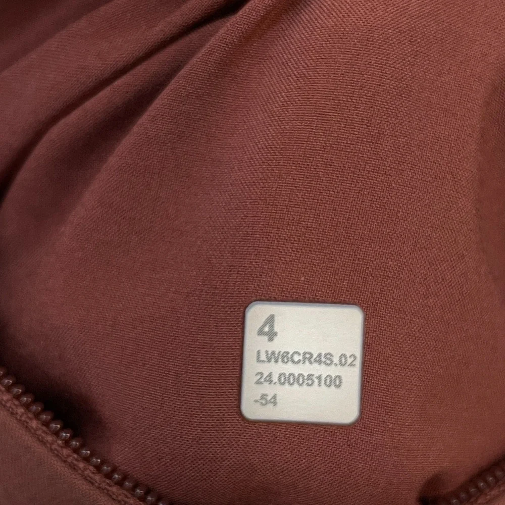 Lululemon Lightweight Mid-Rise Barrel-Leg Cropped Pant Women's Size 6 Copper